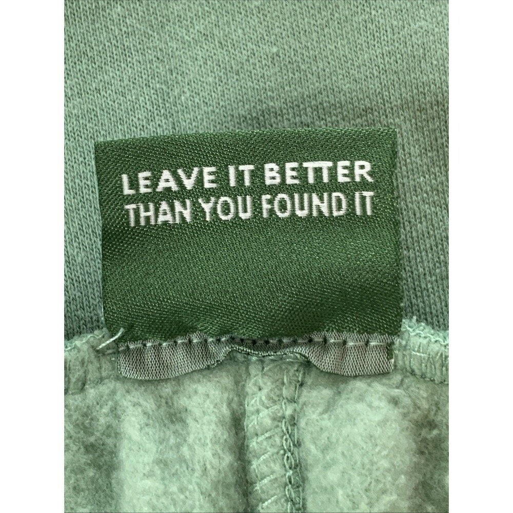 Parks Project x Peanuts Snoopy Green Jogger Sweatpants Sz Small Escape To Nature - Picture 15 of 16